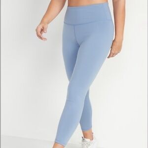 Old Navy Active PowerPress High-Rise Leggings 7/8 Length Size Medium